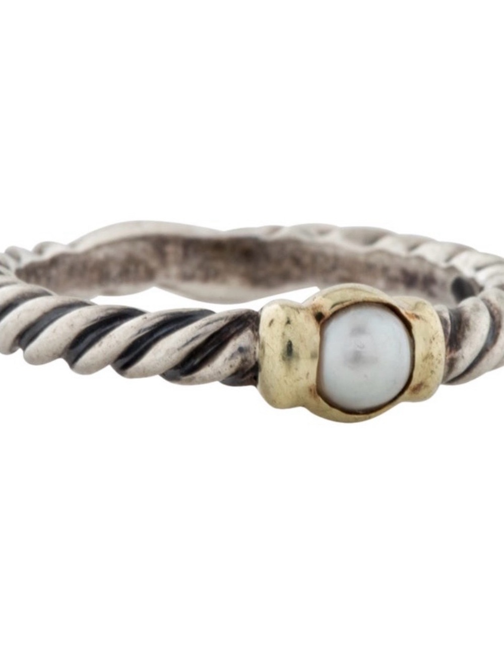 David Yurman Cable Pearl Ring